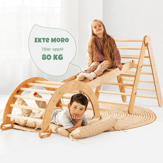 4-i-1 Montessori Klatrestativ med Pute